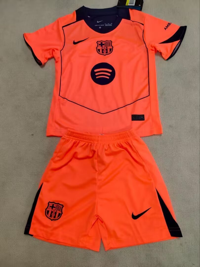 Barcelona kids third shirt 25/26