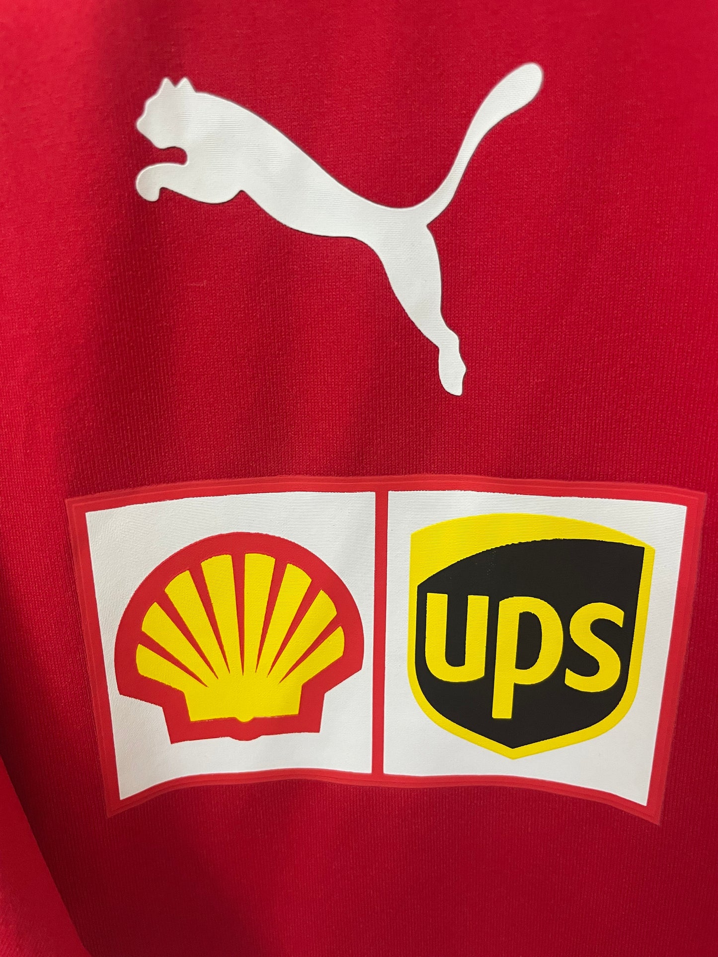 FERRARI red polo shirt