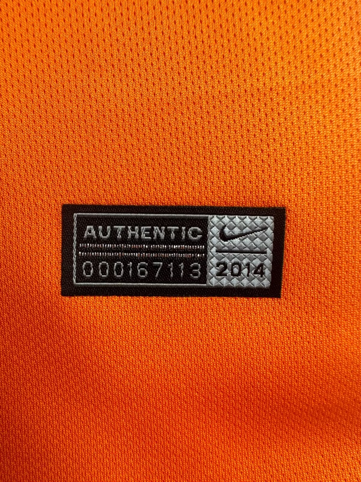 Netherlands home shirt 2014