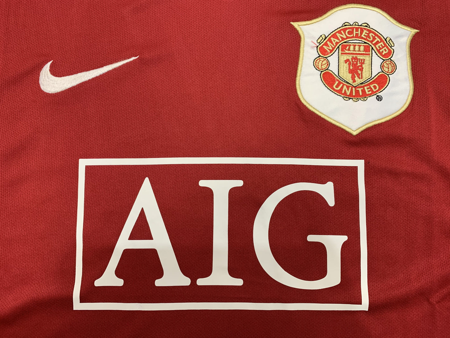 Manchester united 06/07 home shirt