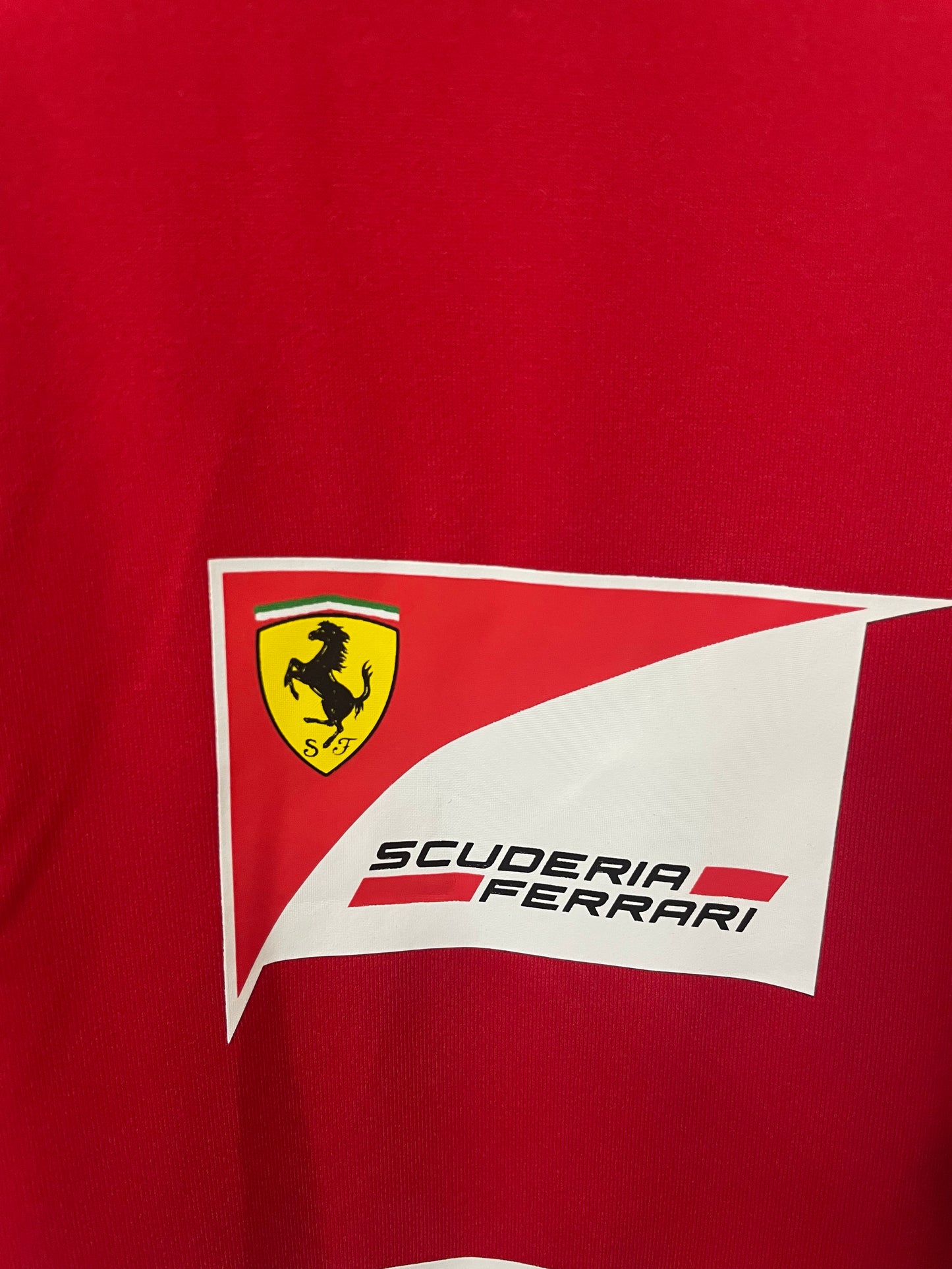 FERRARI red polo shirt