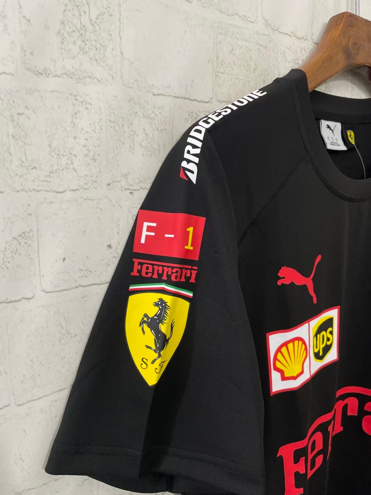 FERRARI black standard shirt