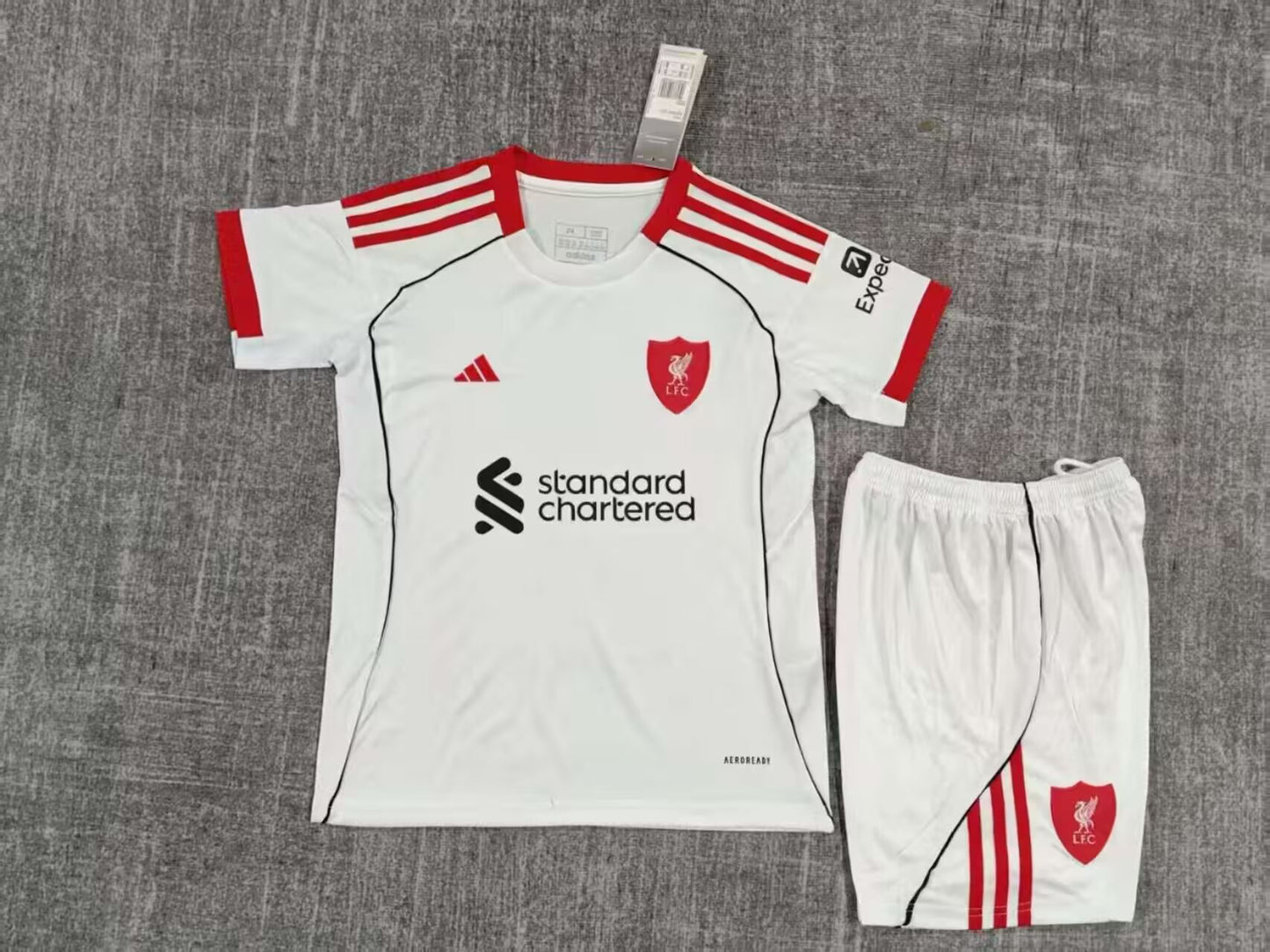 Liverpool kids away shirt 25/26