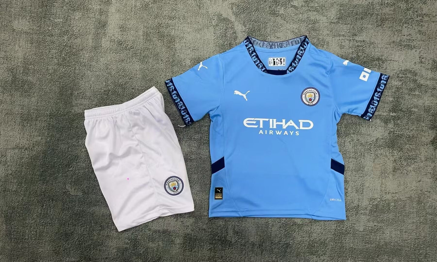 Manchester city kids home shirt 24/25