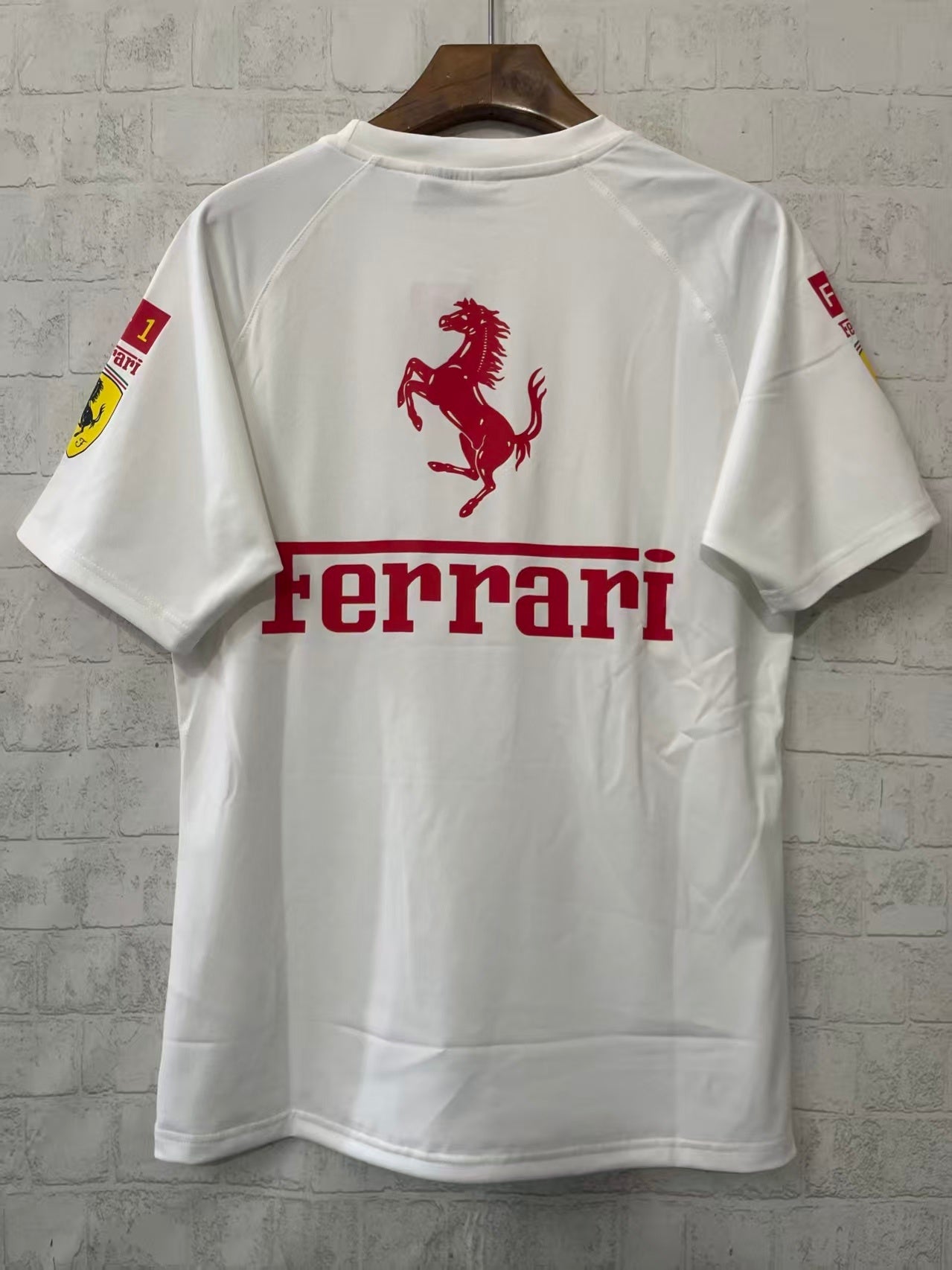 FERRARI white standard shirt