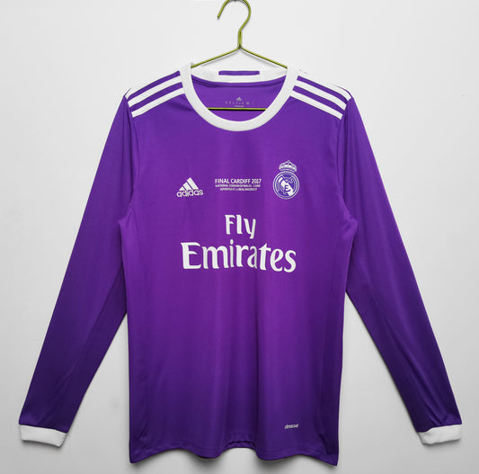 Real Madrid 16/17 away shirt long sleeve