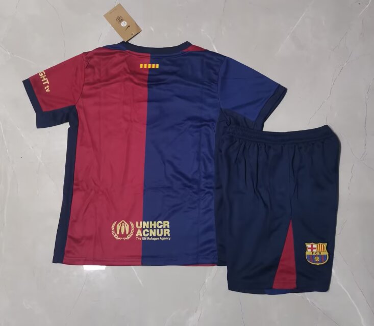 Barcelona kids home shirt 24/25