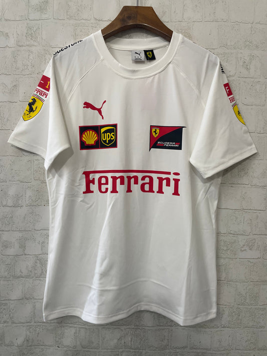 FERRARI white standard shirt