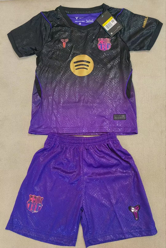 Barcelona kids away shirt 26/27