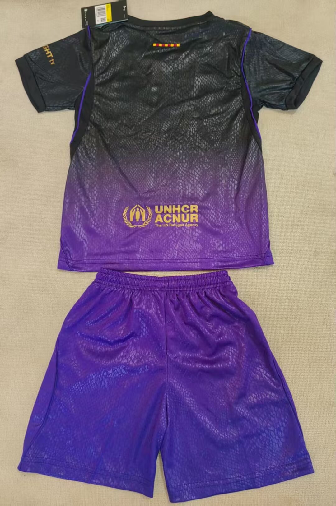 Barcelona kids away shirt 26/27