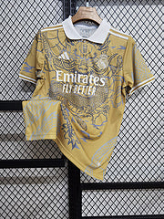 Real Madrid special shirt gold dragon