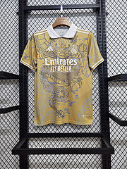 Real Madrid special shirt gold dragon